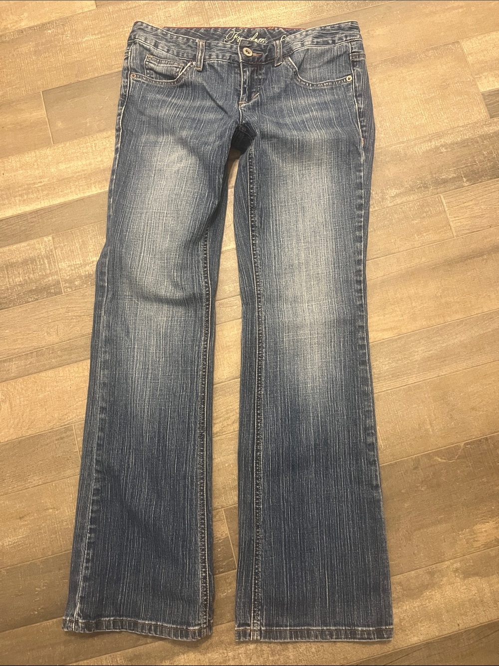 Tommy Hilfiger Women’s Wide Leg Jeans in Washed Blue